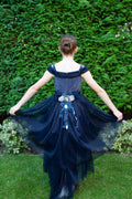 "Moonlight" Bridal/Flower Girl/Party/Special Occasion in Royal Blue, Ages 3-12 Years
